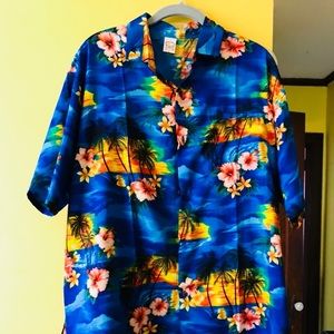 Hawaiian men’s silk shirt